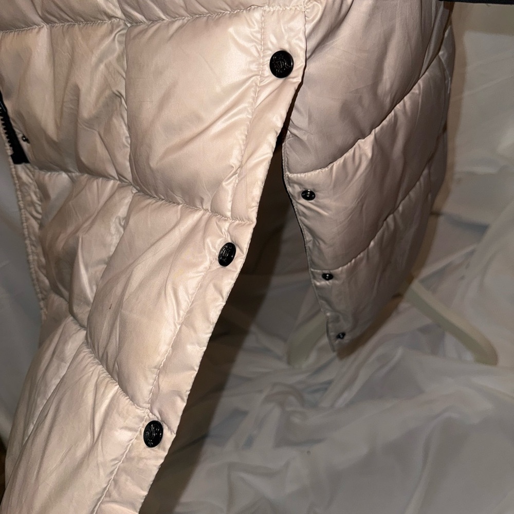 Steve Madden Women's Long Metallic Puffer Coat - Picture 11 of 11